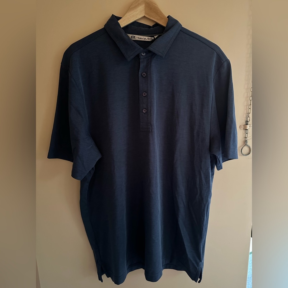 NWT Travis Mathew Polo Size Large - Navy Blue